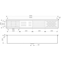 Встраиваемая сушка для посуды Omoikiri DRY-01-LG 4999012, светлое золото