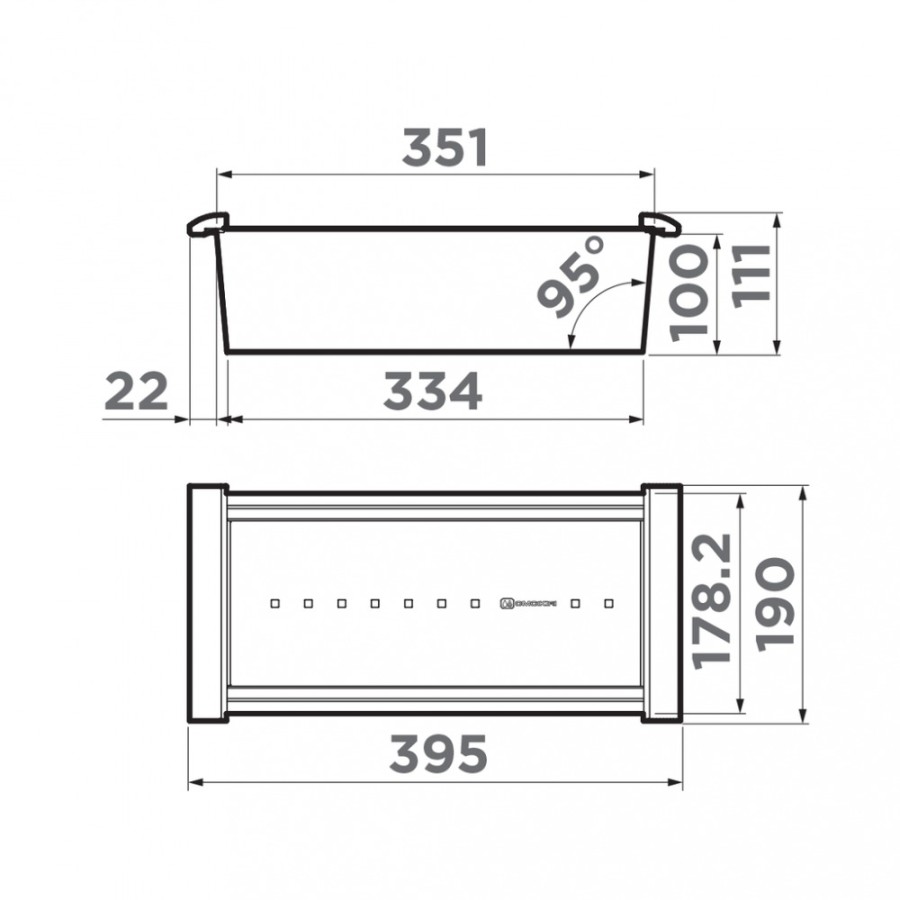 Коландер Omoikiri CO-05-IN, 4999036, нержавеющая сталь