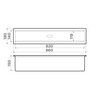 Коландер Omoikiri DRY-03-PRO 4999042, встраиваемый, цвет белый