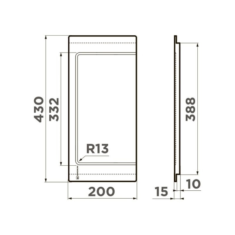 Разделочная доска Omoikiri CB-05-WOOD-M 4999053, цвет wood