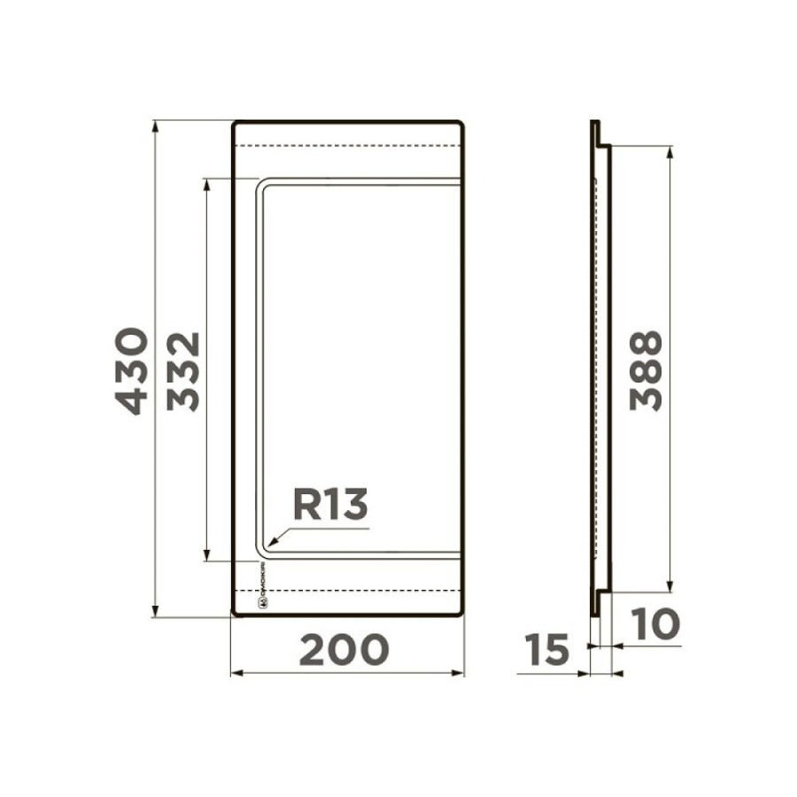 Разделочная доска Omoikiri CB-05-WOOD-M 4999053, цвет wood