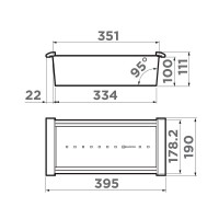 Коландер Omoikiri CO-05 4999058, цвет светлое золото