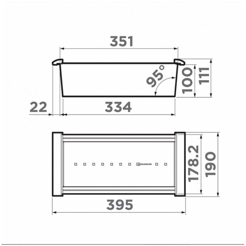 Коландер Omoikiri CO-05-GM, 4999059, цвет вороненая сталь