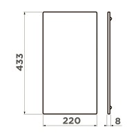 Разделочная доска Omoikiri CB-SINTESI-M 4999070, цвет графит