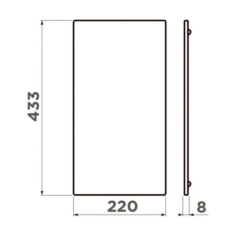 Разделочная доска Omoikiri CB-SINTESI-M 4999070, цвет графит