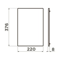 Разделочная доска Omoikiri CB-SINTESI-S 4999072, цвет графит
