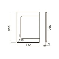 Разделочная доска Omoikiri CB-BASIC-370-GB, цвет графит, 4999099