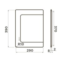 Разделочная доска Omoikiri CB-BASIC-370 4999102, цвет дуб