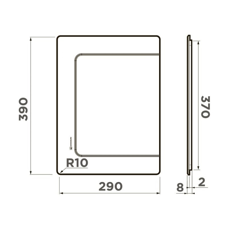 Разделочная доска Omoikiri CB-BASIC-370 4999102, цвет дуб