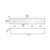 Коландер Omoikiri DRY-01 4999107, встраиваемый, цвет вороненая сталь