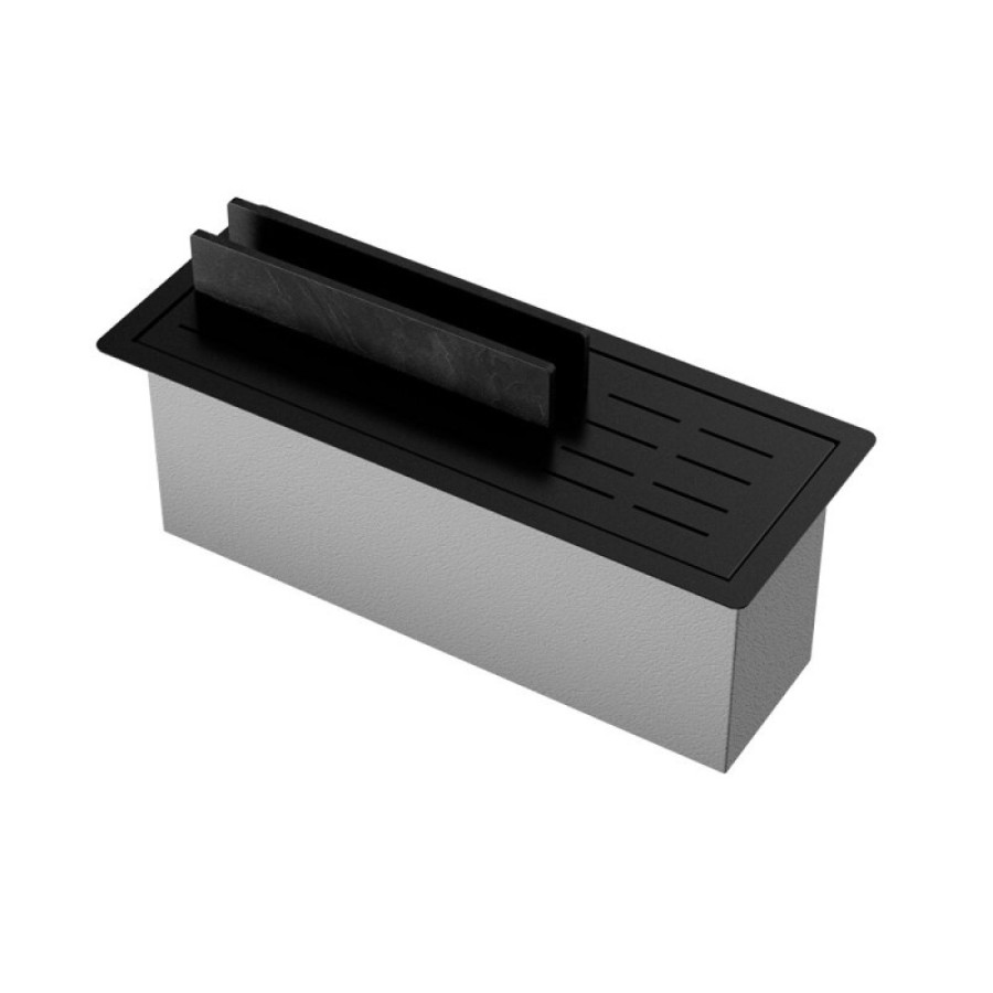 Коландер Omoikiri DRY-04 4999128, встраиваемый, цвет графит