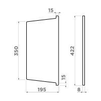Разделочная доска Omoikiri CB-PRIME-400 4999133, цвет графит