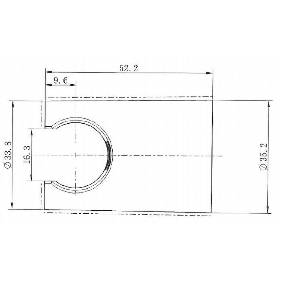 Держатель душа Allen Brau Priority 5.31С15-MG, графит браш