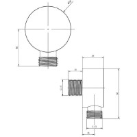 Шланговое подключение Allen Brau Priority 5.31A15-31, черный матовый
