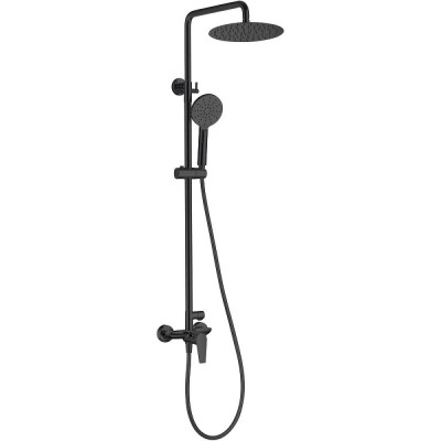 Душевая система Allen Brau Eclipse 5.E1006-31, черный матовый