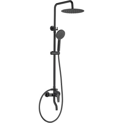 Душевая система Allen Brau Eclipse 5.E1007-31, черный матовый