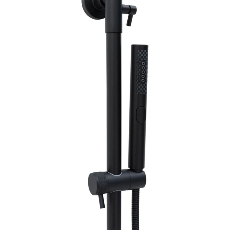 Душевая система Allen Brau Priority 5.31T10-31, термостатическая, черная матовая