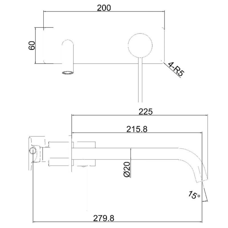 Смеситель Allen Brau Glority 5.51004-31 для раковины, черный матовый