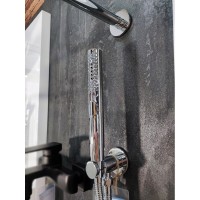 Душевая система Allen Brau Priority 5.31014-00 термостатическая, верхний и ручной душ, излив, хром