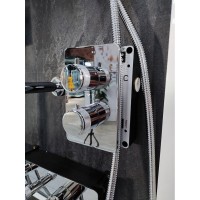 Душевая система Allen Brau Priority 5.31014-00 термостатическая, верхний и ручной душ, излив, хром