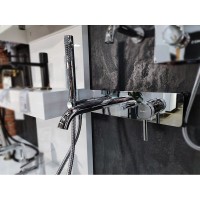 Смеситель Allen Brau Priority 5.31006-00 для ванны и душа, с душевым гарнитуром, хром