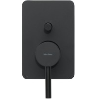 Смеситель Allen Brau Priority 5.31011-31 для душа, на 2 потребителя, черный матовый
