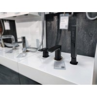 Смеситель Allen Brau Infinity 5.21008-31 для ванны и душа, на борт ванны, черный матовый