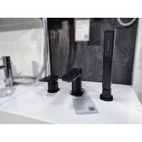 Смеситель Allen Brau Infinity 5.21008-31 для ванны и душа, на борт ванны, черный матовый