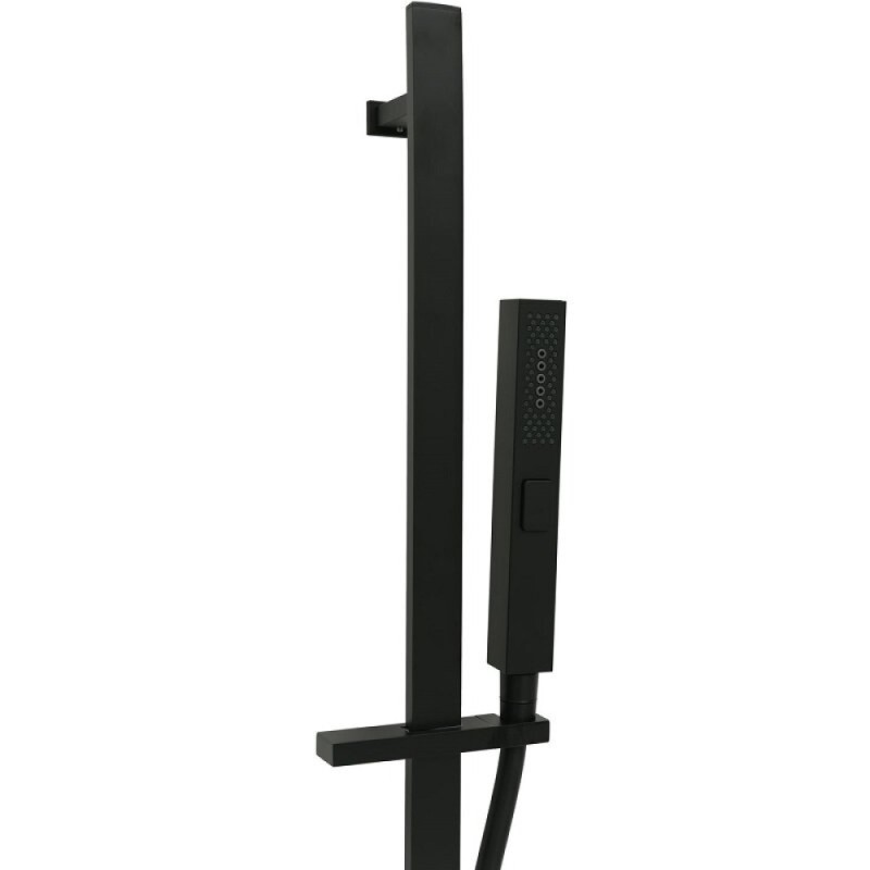 Душевой гарнитур Allen Brau Infinity 5.21013-31, ручной душ 3 режима, черный матовый