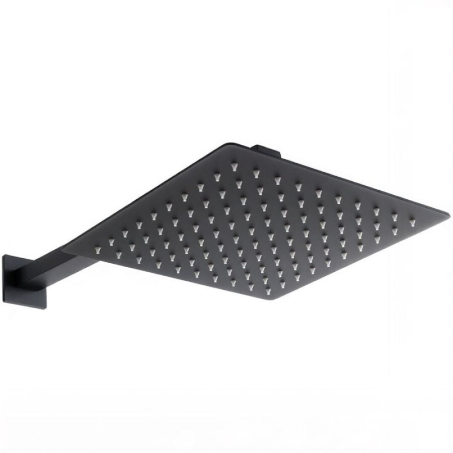 Верхний душ Allen Brau Infinity 5.21019-31, Slim квадратный, 25 х 25 см, черный матовый