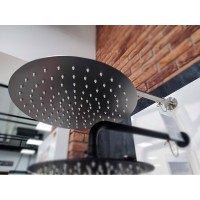Верхний душ Allen Brau Priority 5.31A17-BN, Slim круглый, 30 х 30 см, нержавеющая сталь, никель брашированный