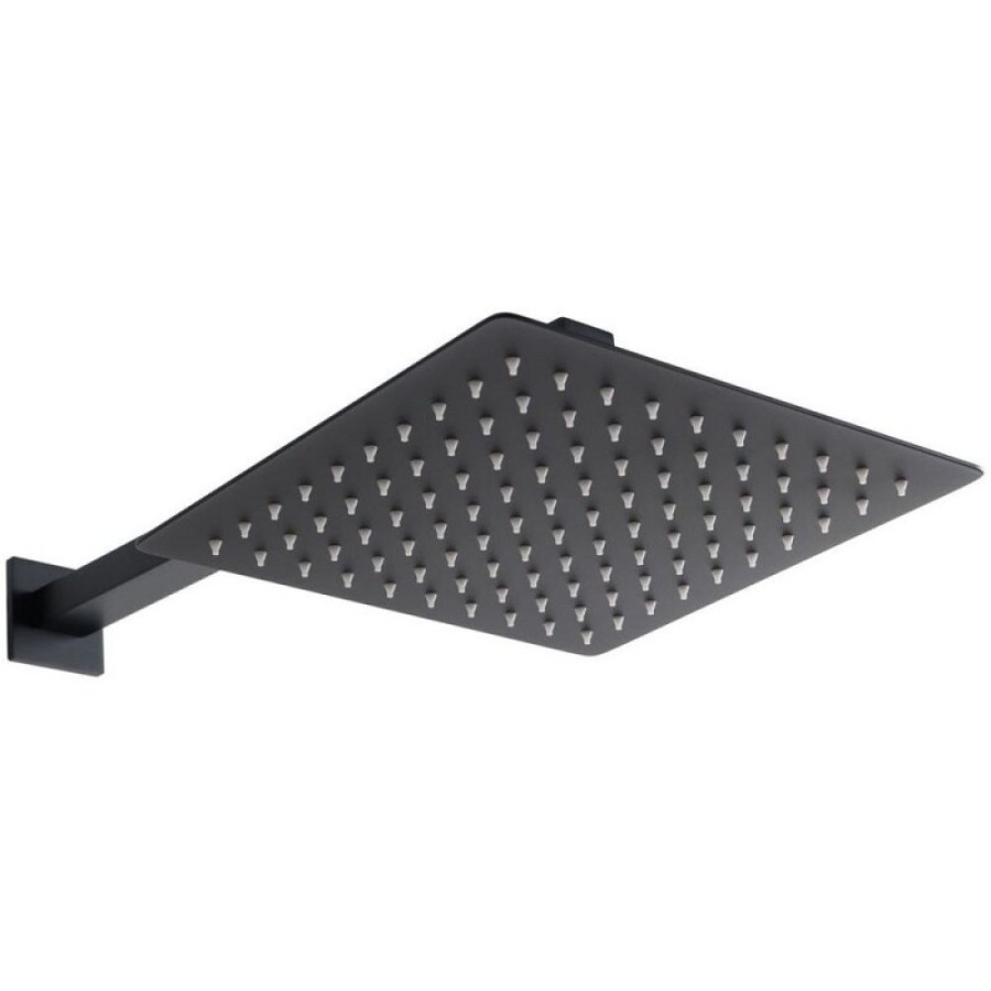Верхний душ Allen Brau Infinity 5.21A19-31, Slim квадратный, 30 х 30 см, черный матовый