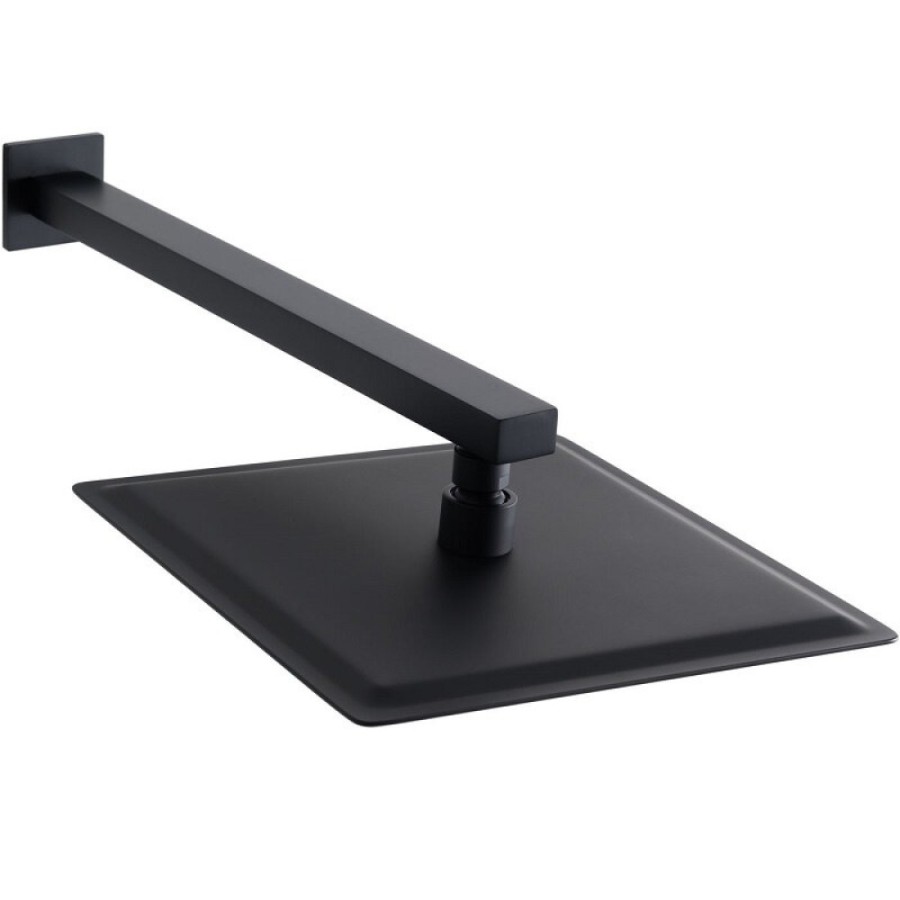 Верхний душ Allen Brau Infinity 5.21A19-31, Slim квадратный, 30 х 30 см, черный матовый