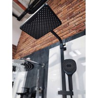 Душевая система Allen Brau Infinity 5.21030-31, черный матовый