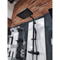 Душевая система Allen Brau Infinity 5.21030-31, черный матовый