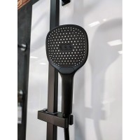 Душевая система Allen Brau Infinity 5.21030-31, черный матовый