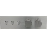 Смеситель Allen Brau Liberty 5.33003-BN для душа, термостатический, на 3 потребителя, цвет никель брашированный