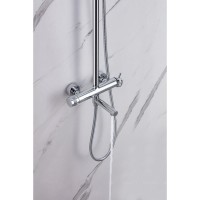 Душевая система Allen Brau Priority 5.31A10-00, с изливом, хром