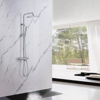 Душевая система Allen Brau Priority 5.31A10-00, с изливом, хром