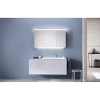 Зеркальный шкаф Geberit Option 500.207.00.1, 120 см, с LED подсветкой, нейтральный белый свет