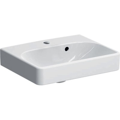 Раковина Geberit Smyle Square 500.222.01.1, 45 см, фарфор, белая