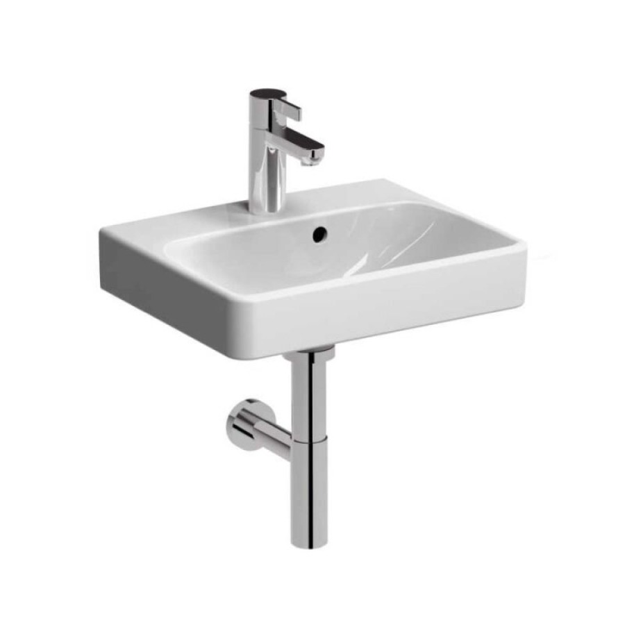 Раковина Geberit Smyle Square 500.222.01.1, 45 см, фарфор, белая