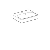 Раковина Geberit Smyle Square 500.222.01.1, 45 см, фарфор, белая