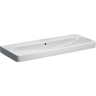Раковина Geberit Smyle Square 500.225.01.1, 120 см, фарфор, белая