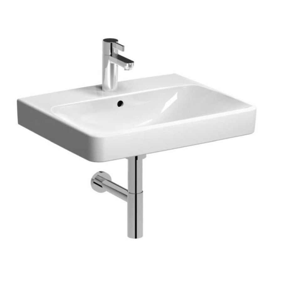 Раковина Geberit Smyle Square 500.229.01.1, 60 х 48 см, белая