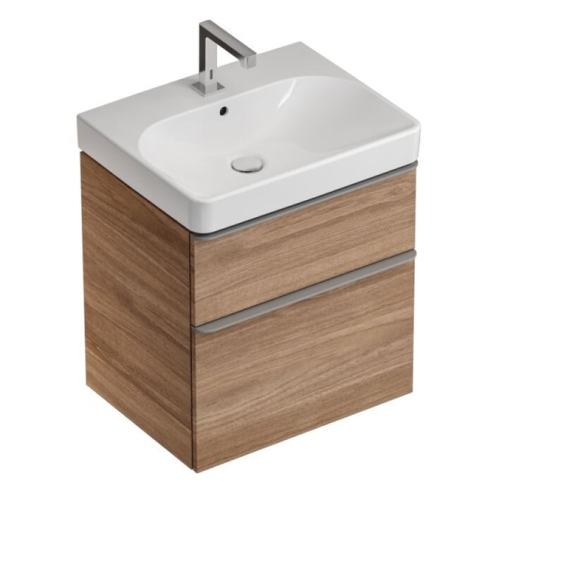 Раковина Geberit Smyle Square 500.229.01.1, 60 х 48 см, белая