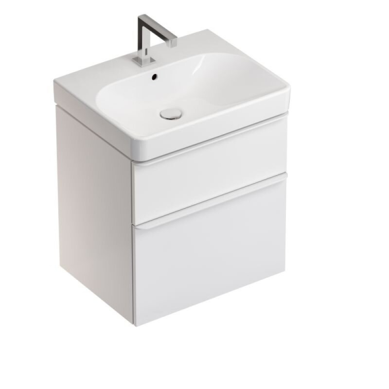 Раковина Geberit Smyle Square 500.229.01.1, 60 х 48 см, белая