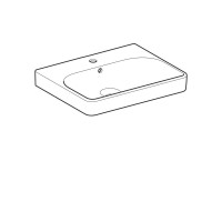 Раковина Geberit Smyle Square 500.229.01.1, 60 х 48 см, белая