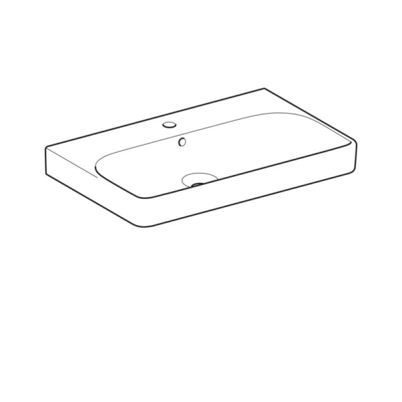Раковина Geberit Smyle Square 500.249.01.1 75 х 48 см