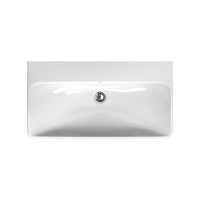 Раковина Geberit Smyle Square 500.250.01.1, 90 см, фарфор, белая